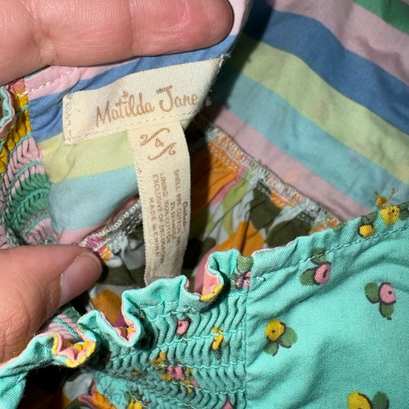 Matilda Jane 4T You’re a peach halter Tunic Top - Picture 2 of 7